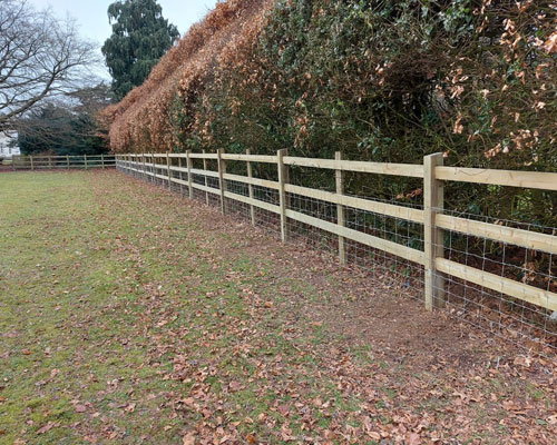 Rustic or Post and Rail Fencing Sevenoaks